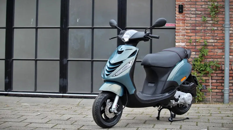 Piaggio Zip Kappenset SP 5 delig Blauw Grijs (Cameleon parelmoer effect) 2005 t/m 2023