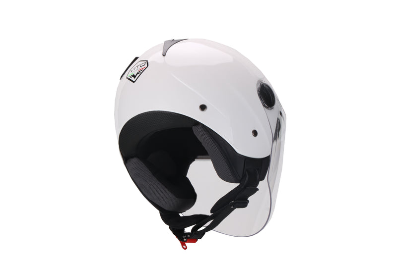 Scooter ciclomotor casco de verano casco jet vito palermo roof boxer negro mate blanco tallas xs sml xl xxl | casco de scooter