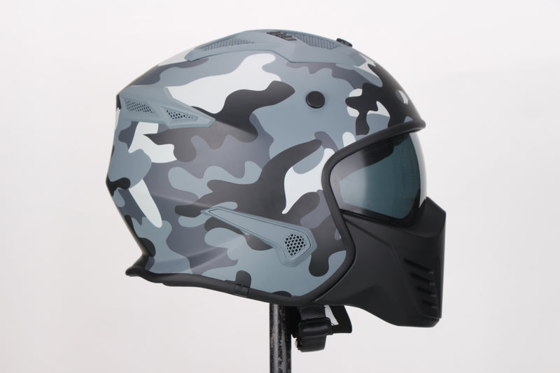 Scooter ciclomotor casco verano casco jet vito bruzano techo boxer tallas xs sml xl xxl | casco de scooter