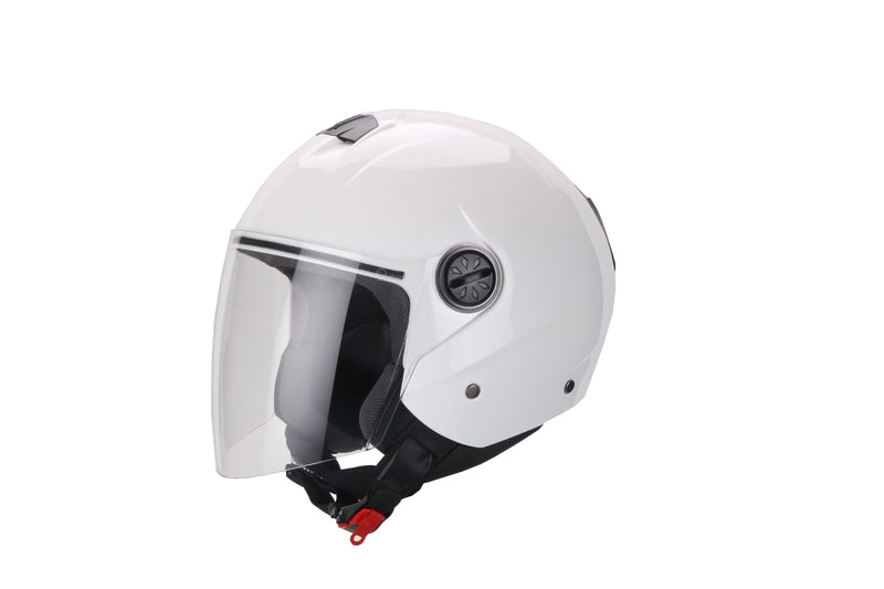 Scooter ciclomotor casco de verano casco jet vito palermo roof boxer negro mate blanco tallas xs sml xl xxl | casco de scooter