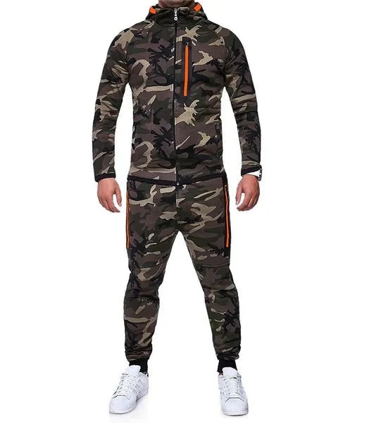 Heren trainingspak camouflage grijs groen donkergrijs xs s m l xl xxl