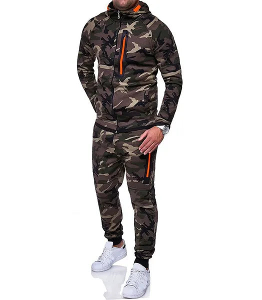 Heren trainingspak camouflage grijs groen donkergrijs xs s m l xl xxl