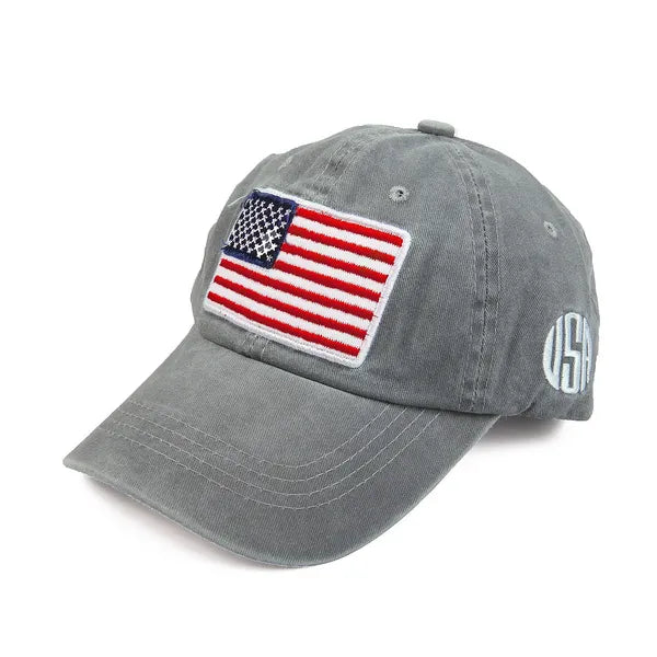 Gorra hombre beisbol estampado estados unidos amarillo gris marrón azul marino rojo negro