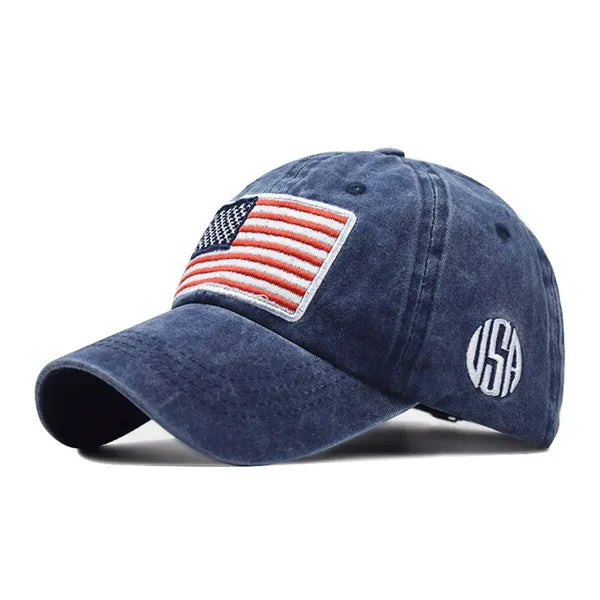 Gorra hombre beisbol estampado estados unidos amarillo gris marrón azul marino rojo negro