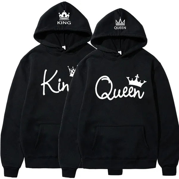 elationship King & Queen hoodie sweater red black gray s m l xl 2xl 3xl 4xl | Unisex