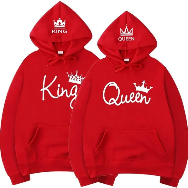 elationship King & Queen hoodie sweater red black gray s m l xl 2xl 3xl 4xl | Unisex