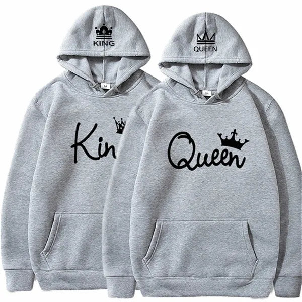 elationship King & Queen hoodie sweater red black gray s m l xl 2xl 3xl 4xl | Unisex