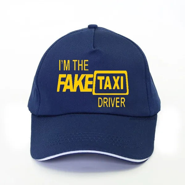 Fake Taxi driver cap baseball cap black gray white blue yellow red navy blue | Menswear