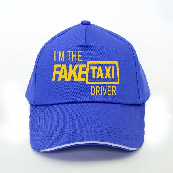 Fake Taxi driver cap baseball cap black gray white blue yellow red navy blue | Menswear