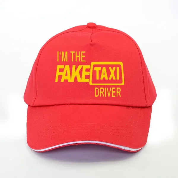 Fake Taxi driver cap baseball cap black gray white blue yellow red navy blue | Menswear