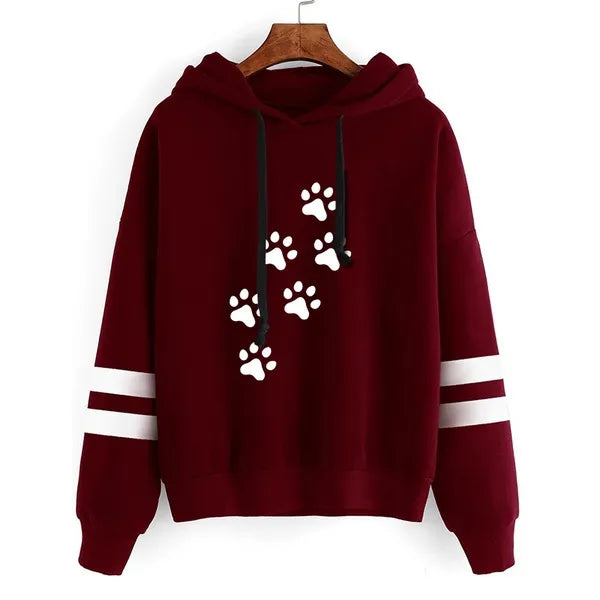 Dames hoodie logo print grijs donkergroen rood zwart xxs xs s m l xl xxl xxxl xxxxl