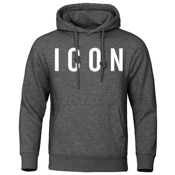 ICON mens hoodie sweater sweater s m l xl 2xl 3xl 4xl blue yellow red gray black navy blue dark gray | Menswear