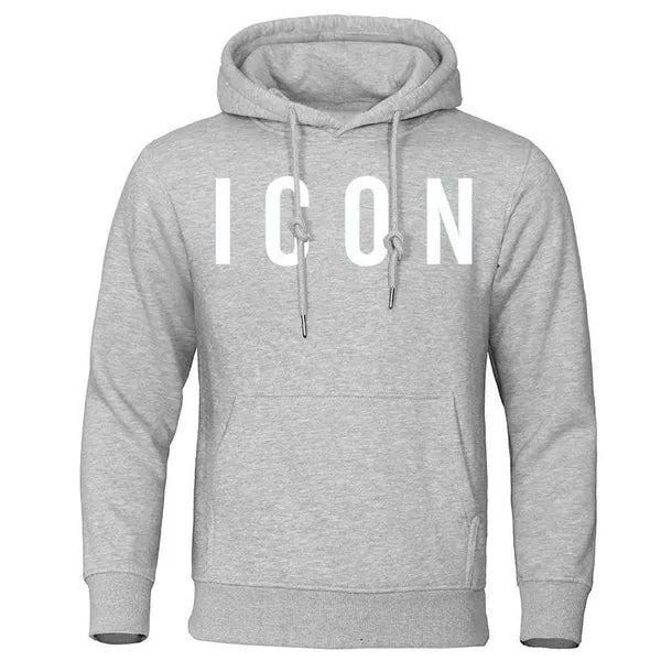 ICON mens hoodie sweater sweater s m l xl 2xl 3xl 4xl blue yellow red gray black navy blue dark gray | Menswear