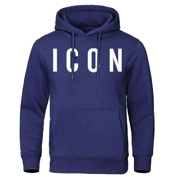 ICON mens hoodie sweater sweater s m l xl 2xl 3xl 4xl blue yellow red gray black navy blue dark gray | Menswear