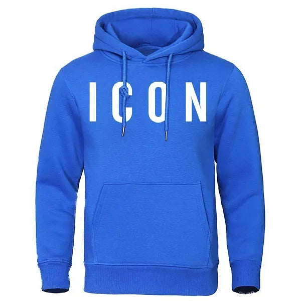 ICON mens hoodie sweater sweater s m l xl 2xl 3xl 4xl blue yellow red gray black navy blue dark gray | Menswear