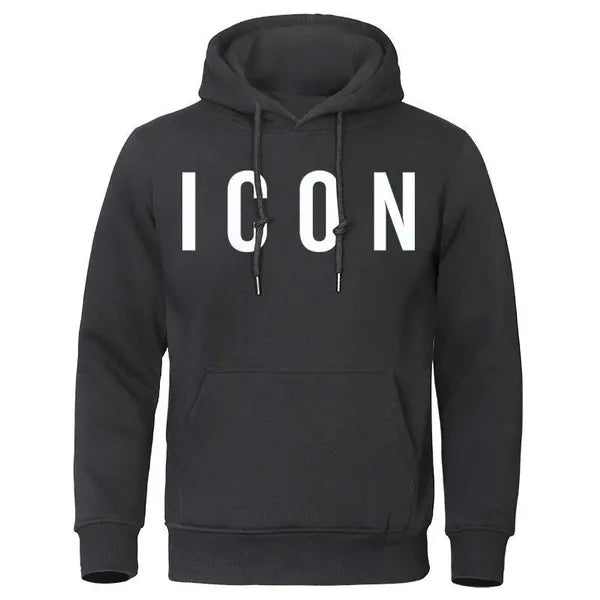 ICON mens hoodie sweater sweater s m l xl 2xl 3xl 4xl blue yellow red gray black navy blue dark gray | Menswear