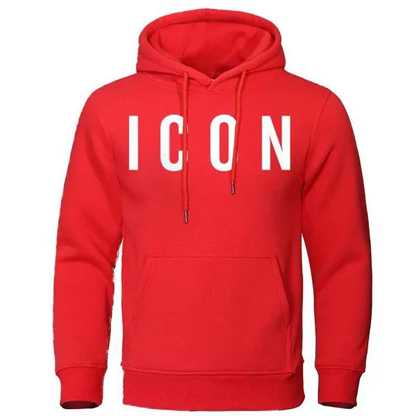 ICON mens hoodie sweater sweater s m l xl 2xl 3xl 4xl blue yellow red gray black navy blue dark gray | Menswear