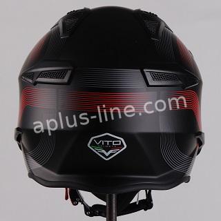 Scooter ciclomotor casco verano casco jet vito bruzano techo boxer tallas xs sml xl xxl | casco de scooter