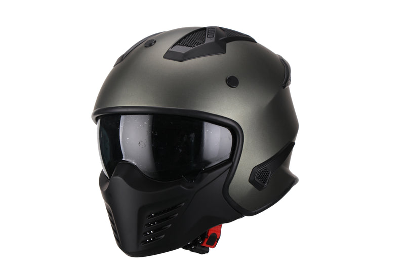 Scooter bromfiets zomerhelm jet helm vito bruzano roof boxer maten xs s m l xl xxl | Scooterhelm