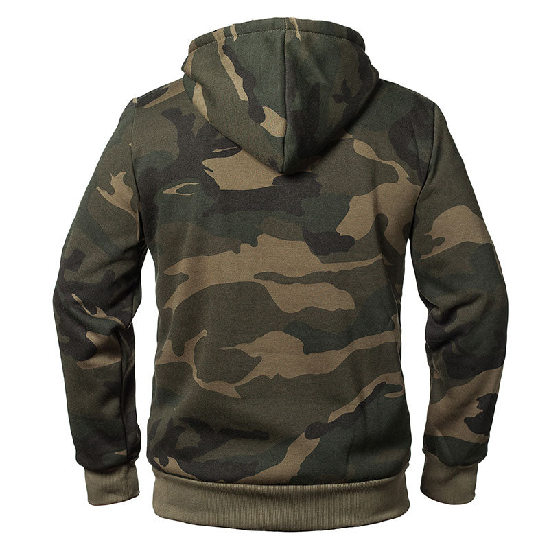 Heren hoodie camouflage legergroen khaki groen zwart xs s m l xl xxl