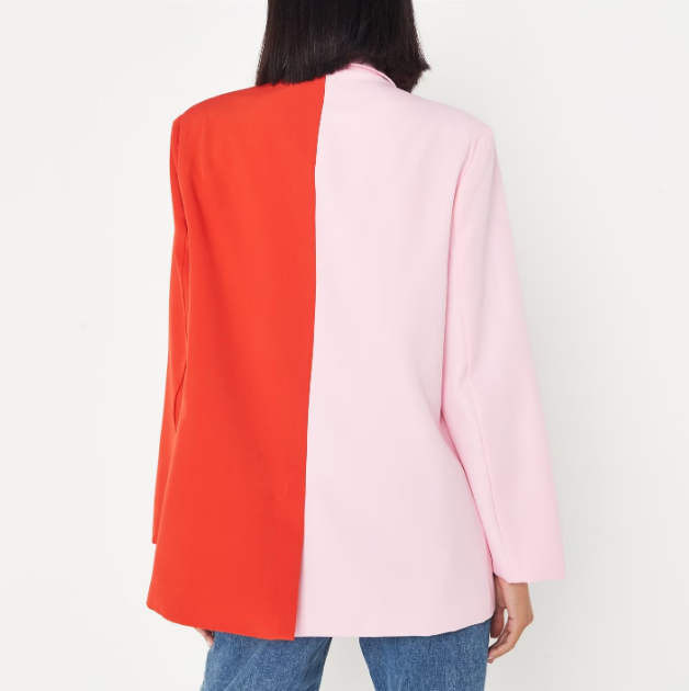 Blazer de mujer naranja rosa xxs