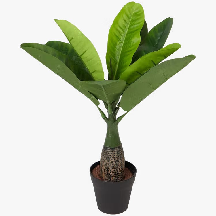 Kunstplant palm groen kamerplant 40 cm hoog