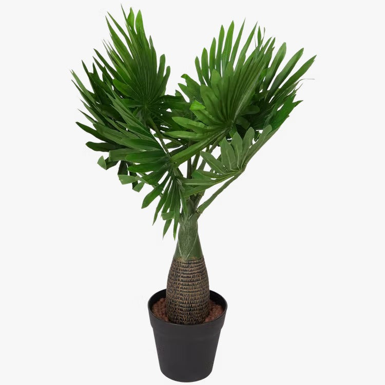 Kunstplant palm groen kamerplant 40 cm hoog