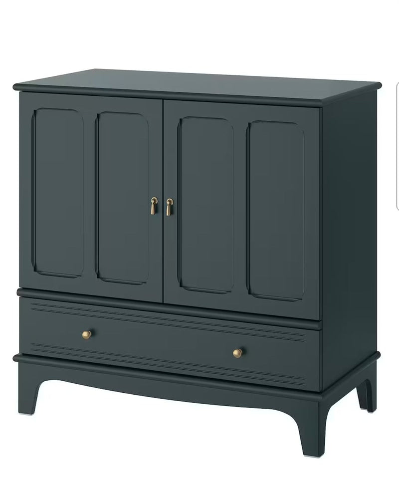 Sideboards chest of drawers blue green light beige width: 102 cm depth: 50 cm height: 101 cm