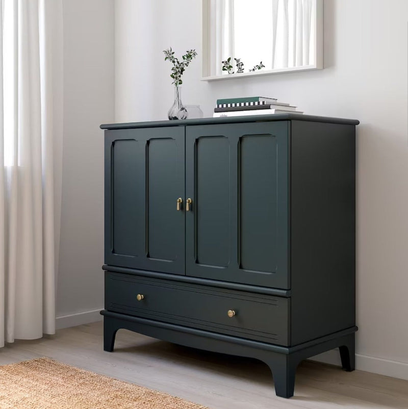 Sideboards chest of drawers blue green light beige width: 102 cm depth: 50 cm height: 101 cm
