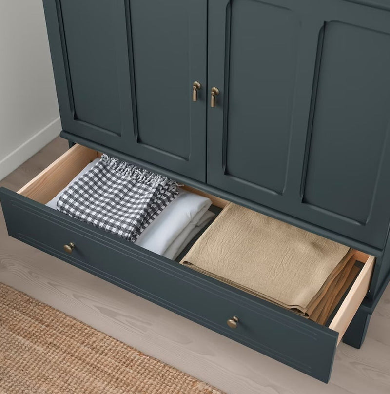Sideboards chest of drawers blue green light beige width: 102 cm depth: 50 cm height: 101 cm