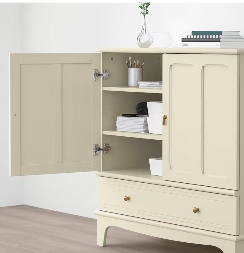 Sideboards chest of drawers blue green light beige width: 102 cm depth: 50 cm height: 101 cm