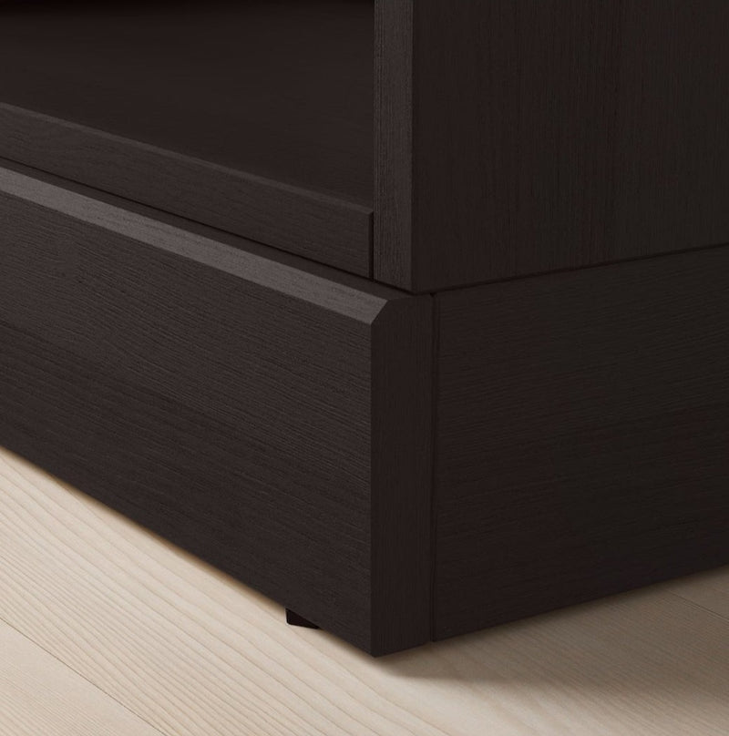 Vitrina mueble alto con cómoda blanco gris marrón oscuro ancho: 243 cm fondo: 47 cm alto: 212 cm