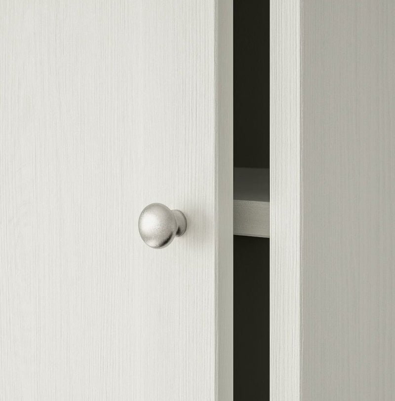 Vitrina mueble alto con cómoda blanco gris marrón oscuro ancho: 243 cm fondo: 47 cm alto: 212 cm