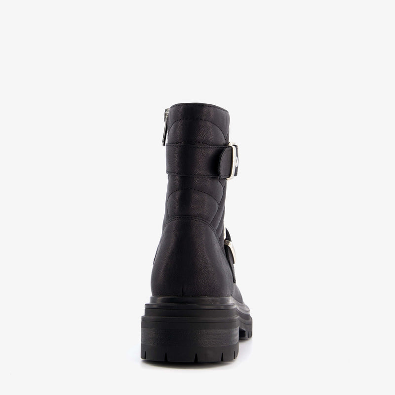 Botas mujer polipiel negro 37 38 39 40 41 42