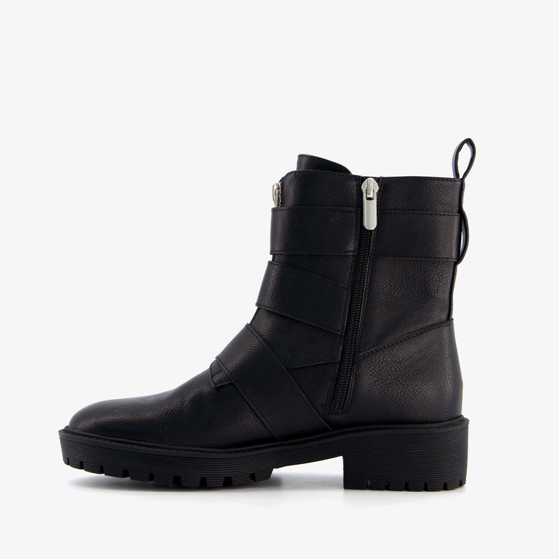 Botas mujer zapatos polipiel negro beige 37 38 39 40 41