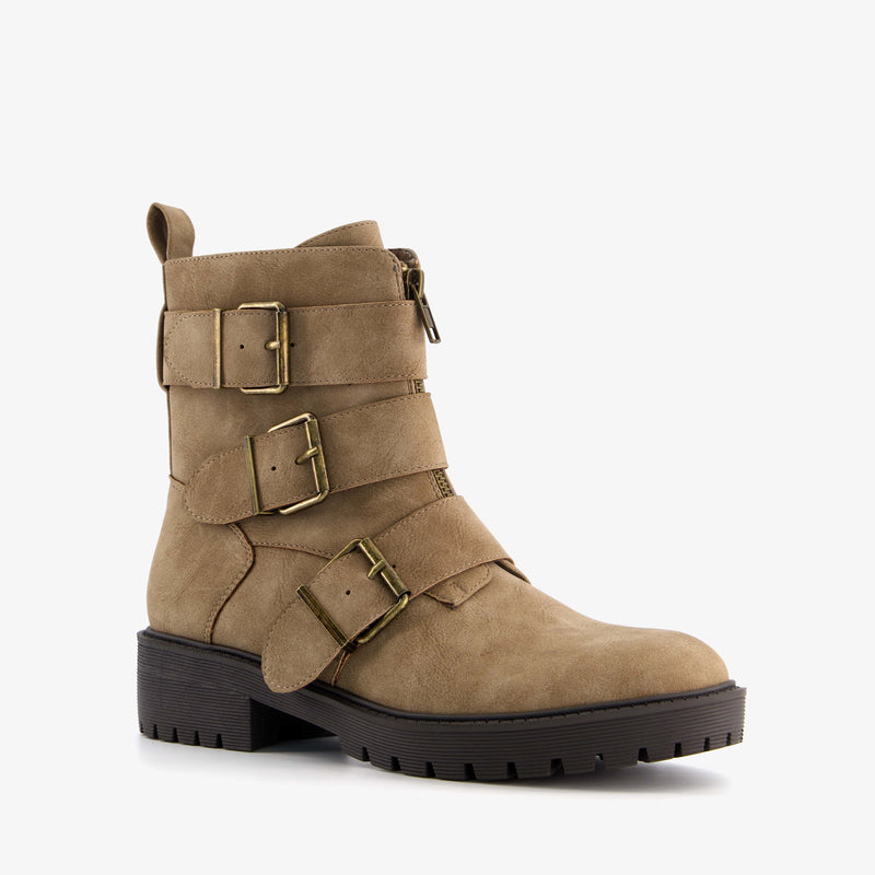 Botas mujer zapatos polipiel negro beige 37 38 39 40 41