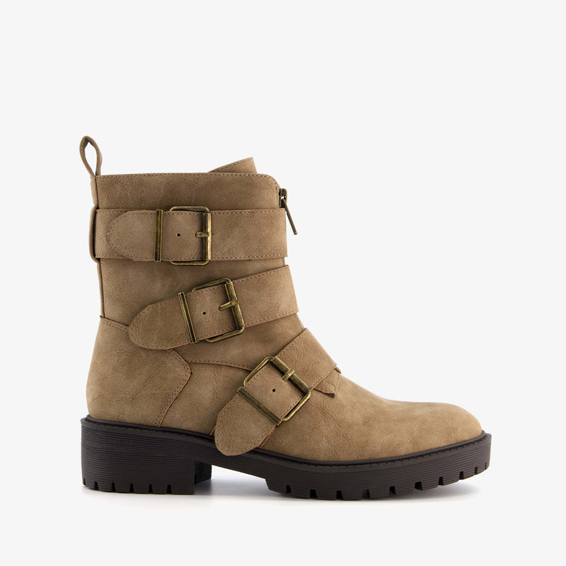 Botas mujer zapatos polipiel negro beige 37 38 39 40 41