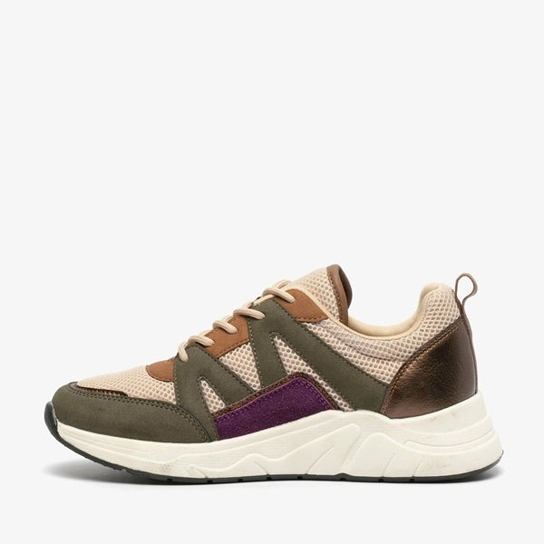 Zapatillas mujer zapatos beige verde morado marrón 36 37 38 39 40 41