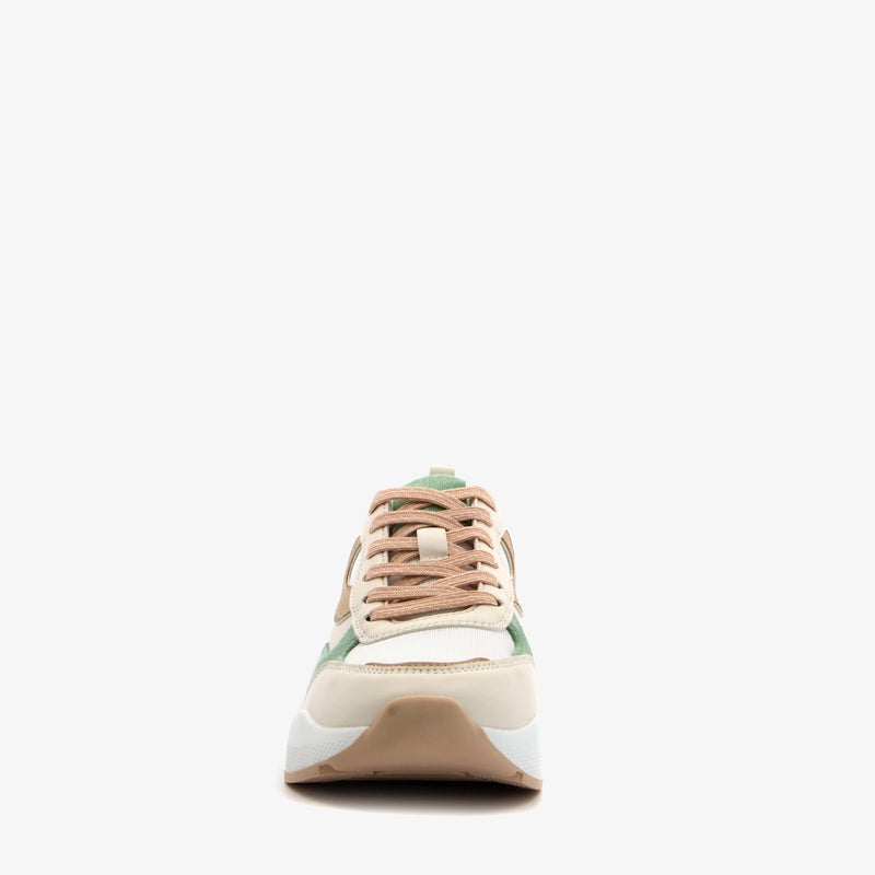 Zapatillas altas de mujer marca Orléans zapatos con cordones blanco beige marrón 36 al 41