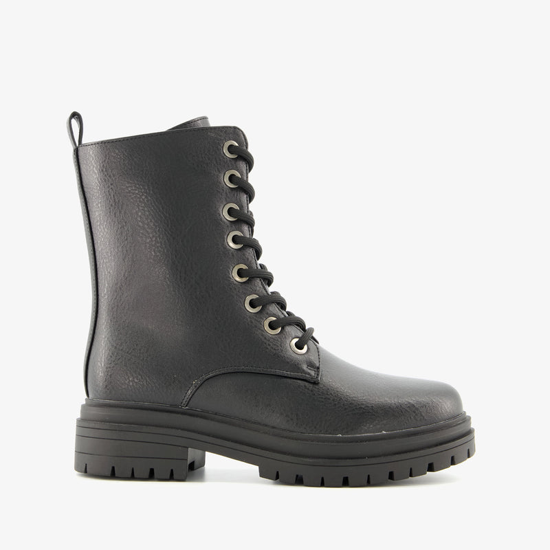 Botas altas de mujer marca Orléans botas con suela resistente piel verde militar negro marrón cognac 37 al 41