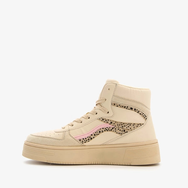 Zapatillas mujer zapatos estampado tigre beige blanco 37 38 39 40 41