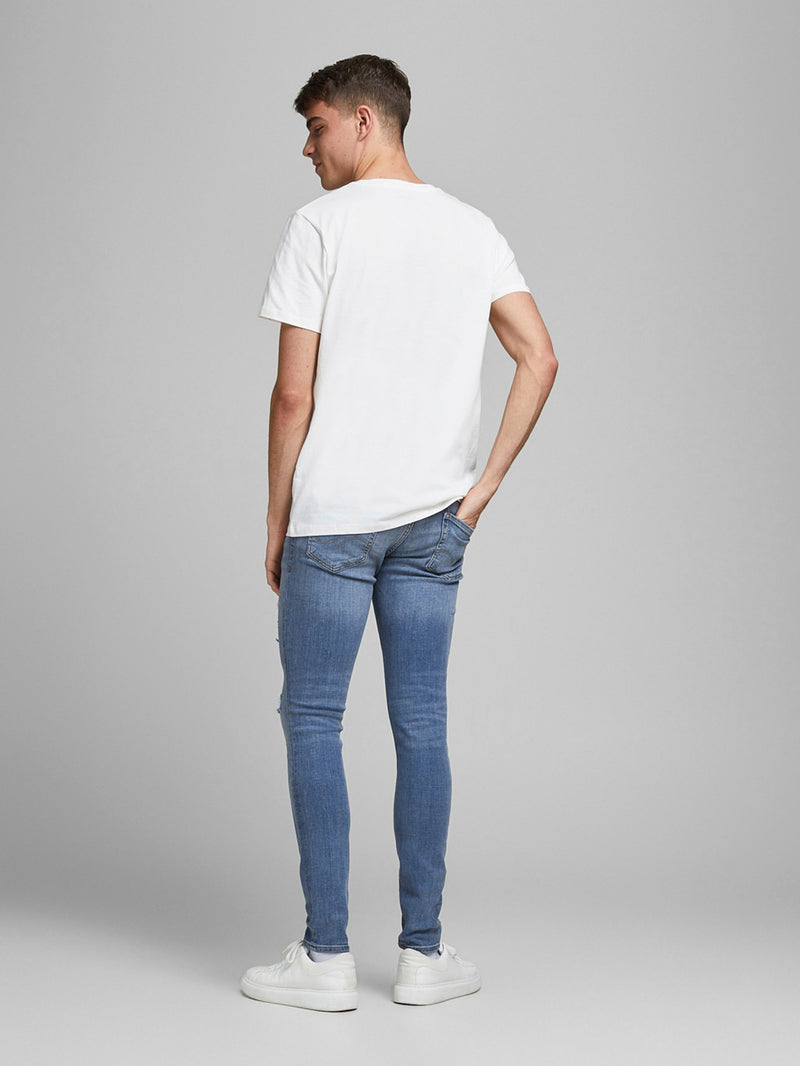 Heren spijkerbroek jeans skinny jeans blauw xs s m l xl xxl