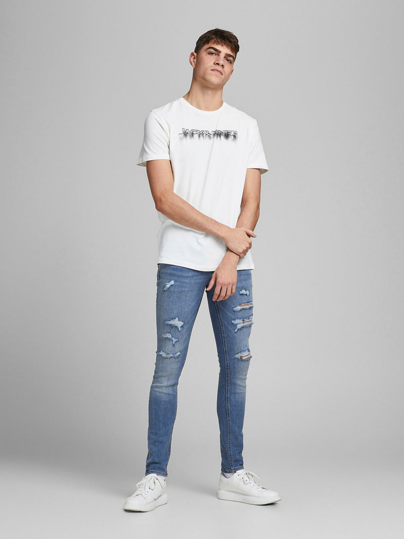 Heren spijkerbroek jeans skinny jeans blauw xs s m l xl xxl