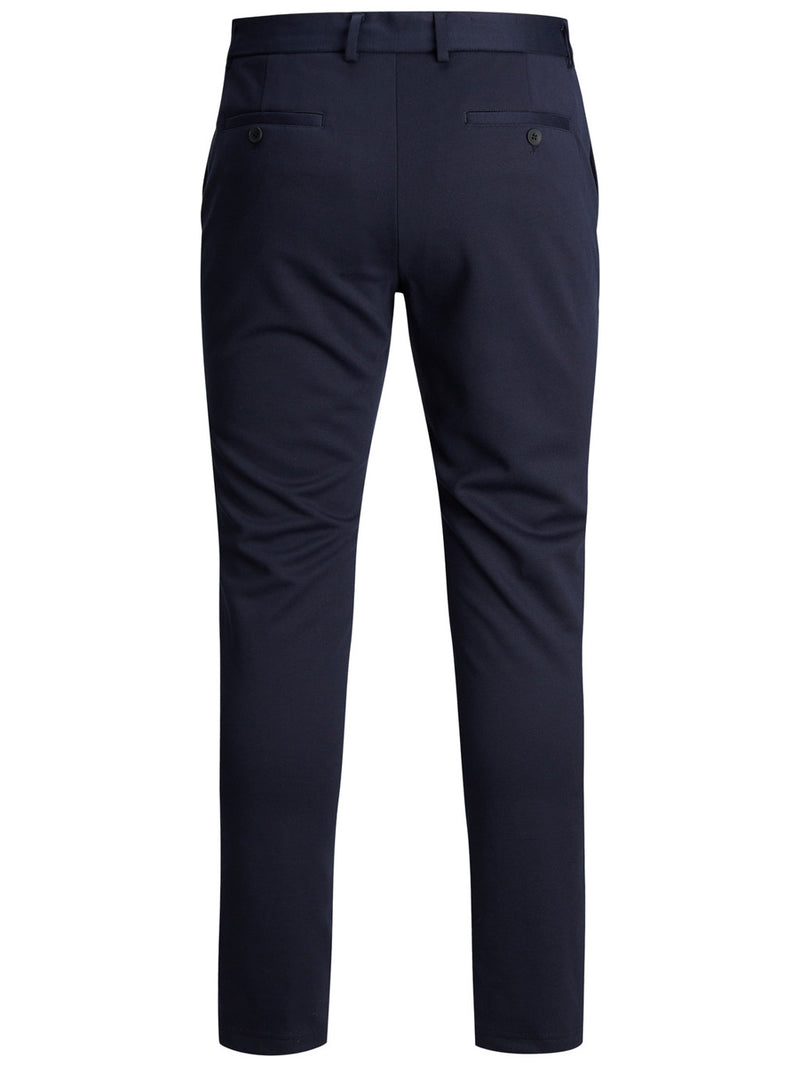 Course merk heren lange broek nette pantalon chino slim fit marineblauw s m l xl xxl