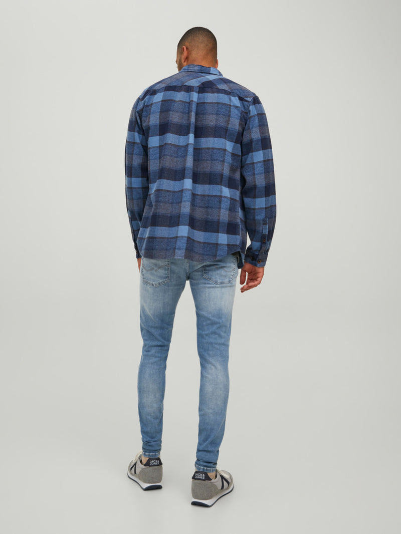 Heren spijkerbroek jeans skinny lichtblauw xs s m l xl xxl